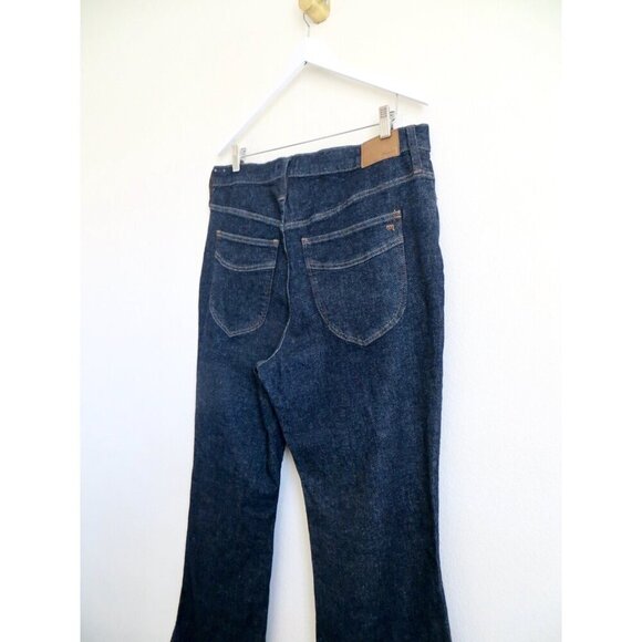 NEW! Madewell The Perfect Vintage Flare Jean Wrenford Wash Blue SZ 33 - Picture 9 of 13